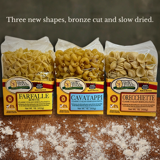 Introducing Three New Pasta Shapes...