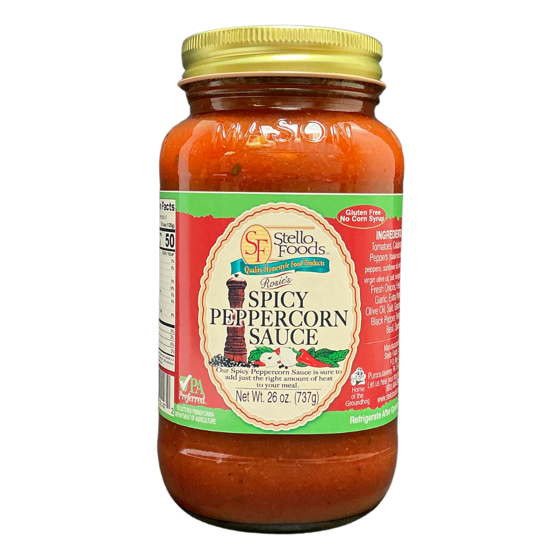 Stello Foods - Rosie's Spicy Peppercorn Pasta Sauce - 26 oz