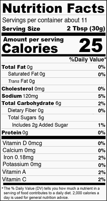 Nutrition Facts