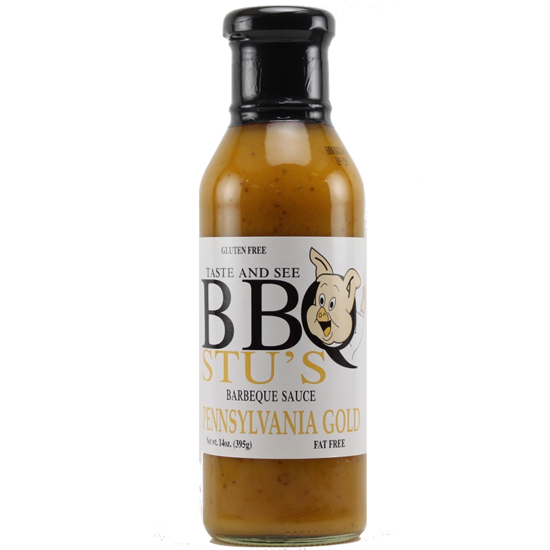 BBQ Stu's Mustard Barbecue Sauce 14 oz