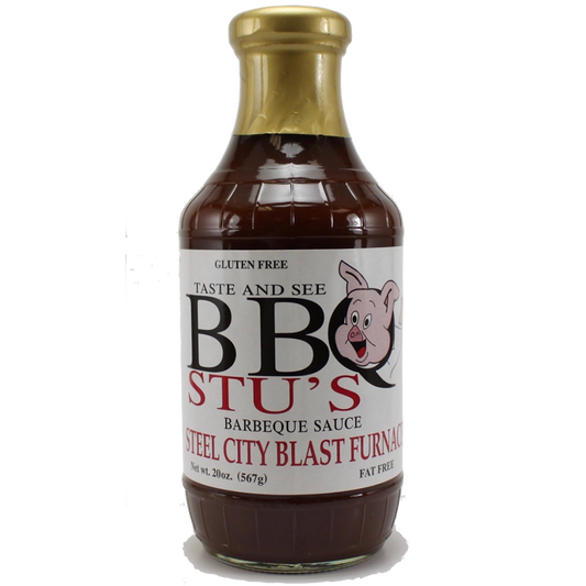 BBQ Stu's - Steel City Blast Furnace Barbeque Sauce 20 oz