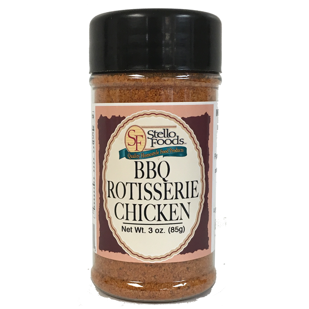Stello Foods Spices BBQ Rotisserie Chicken 3.0 oz