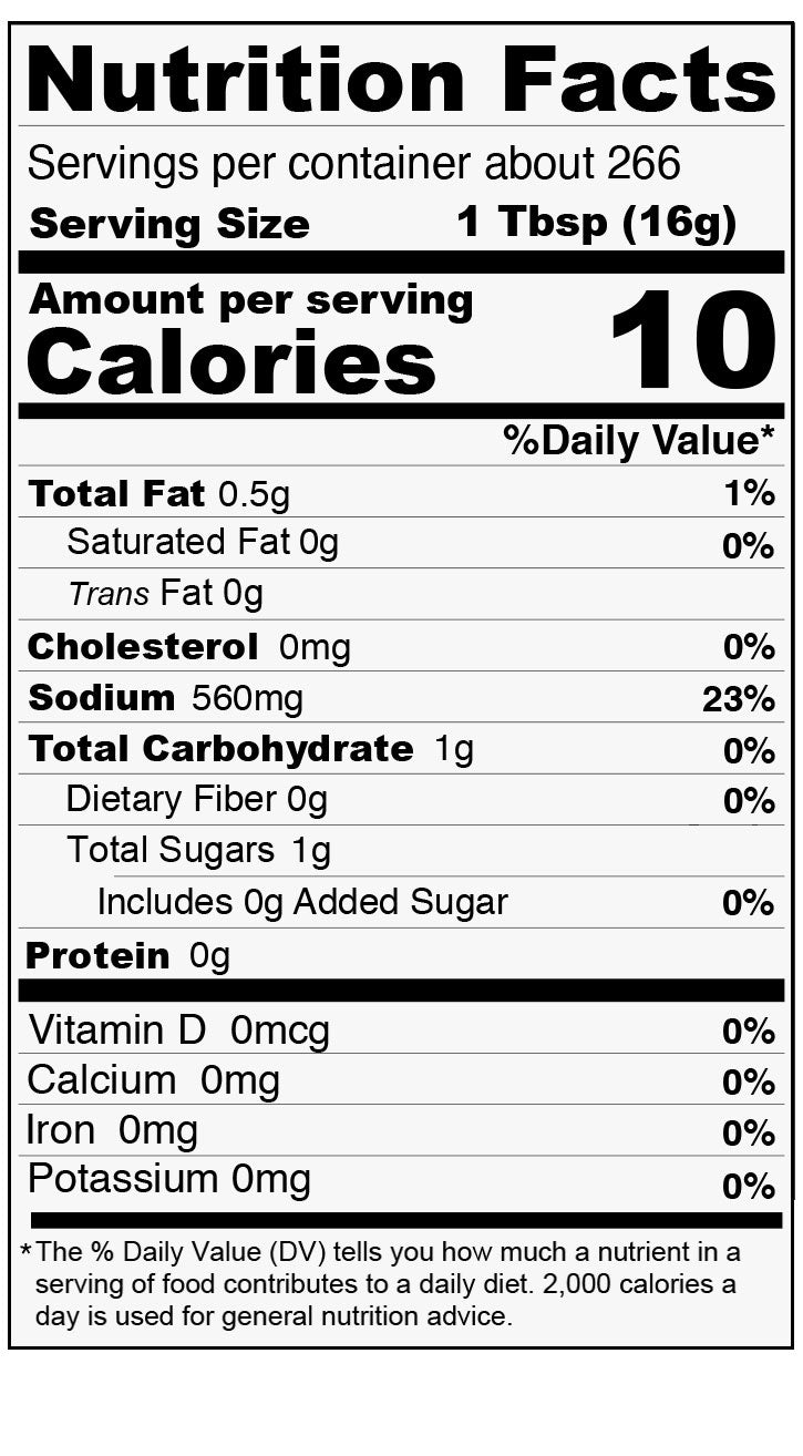 Nutrition Facts