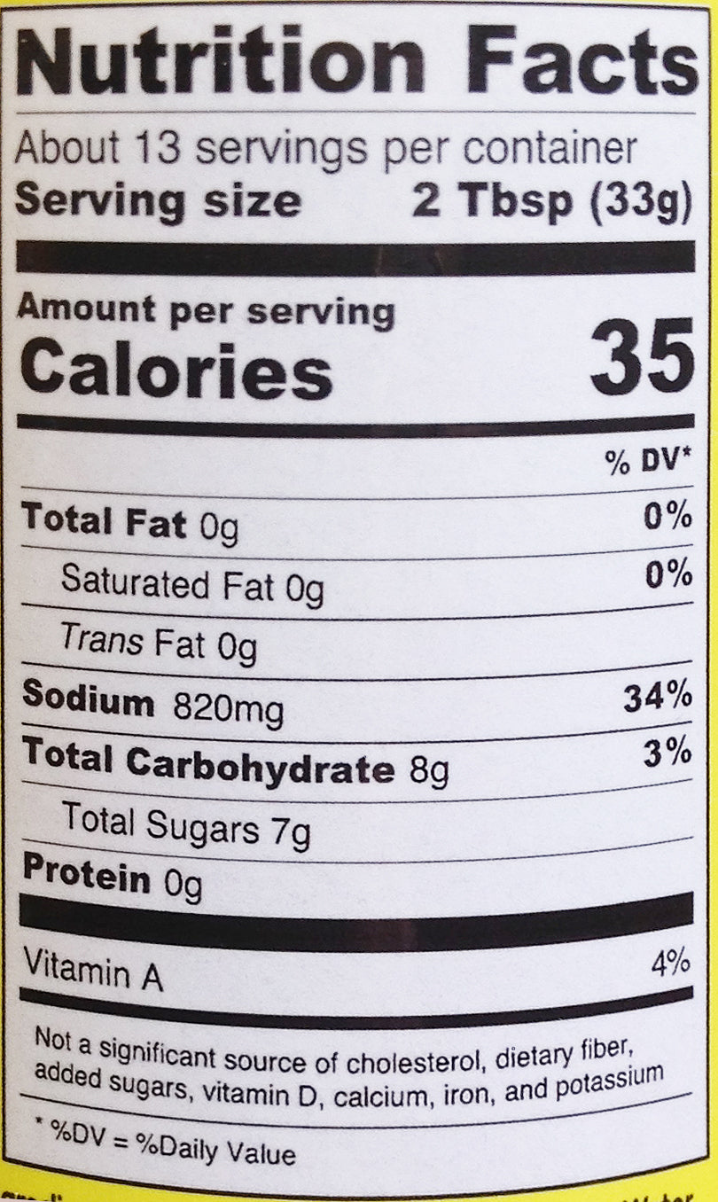 Nutrition Facts