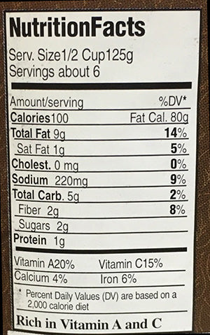 Nutrition Facts
