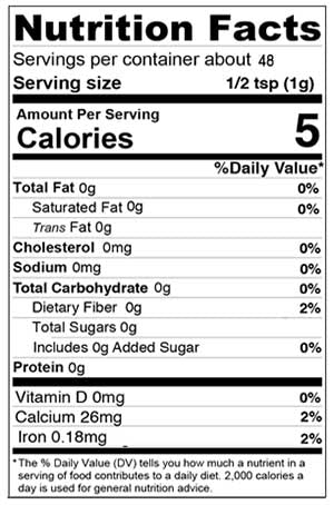 Stello Foods Spices Fajita Seasoning 2.5 oz