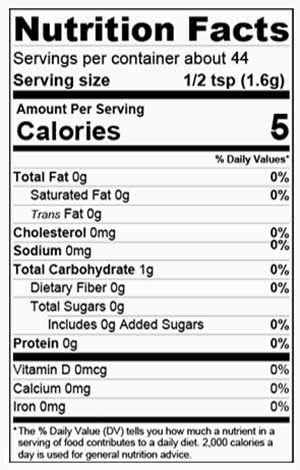 Nutrition Facts