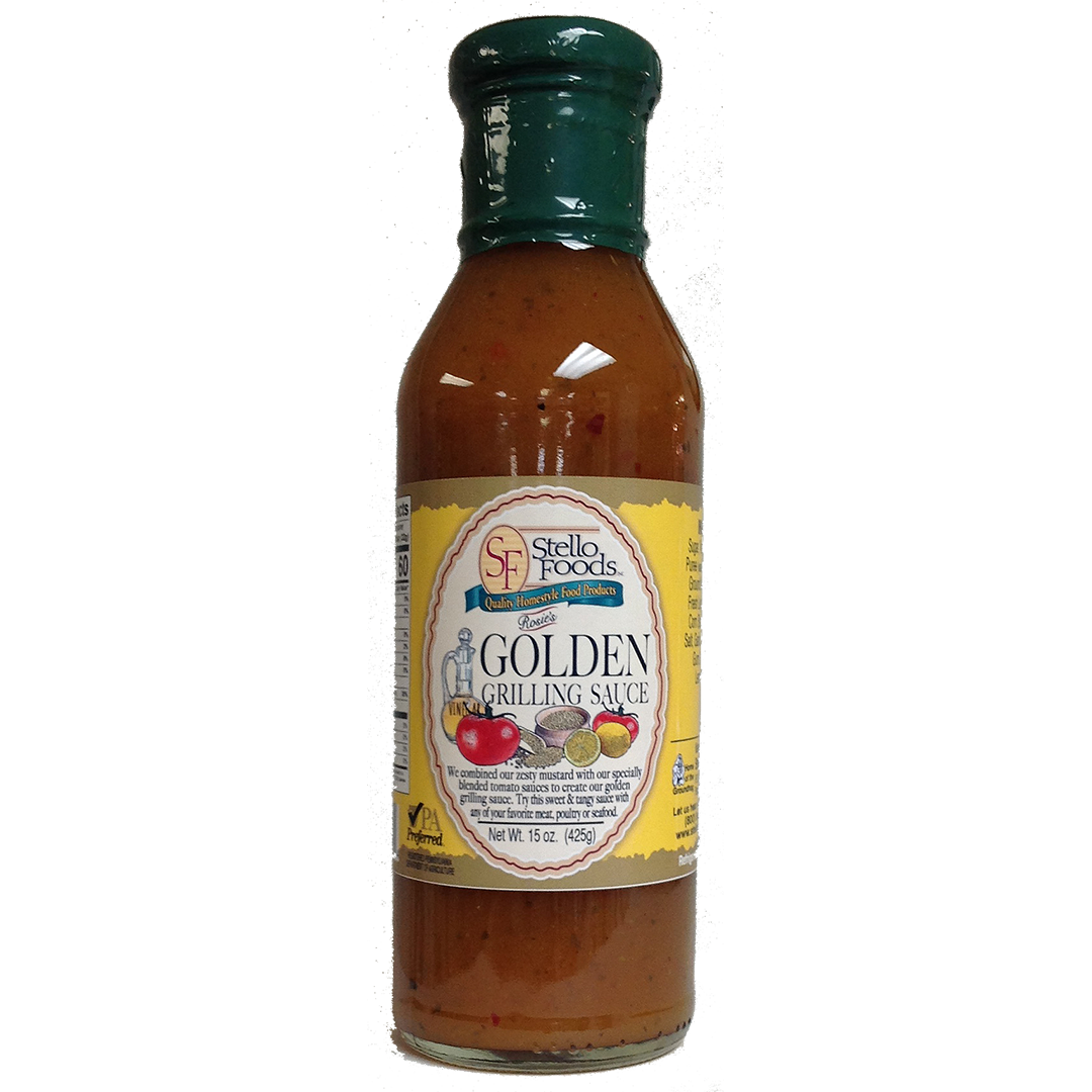 Stello Foods Rosie's Golden Grilling Sauce 15 oz