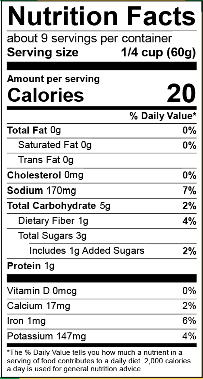 Nutrition Facts