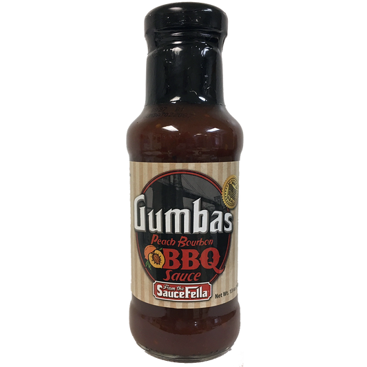 Gumbas   BBQ Sauce   Peach Bourbon 13 oz