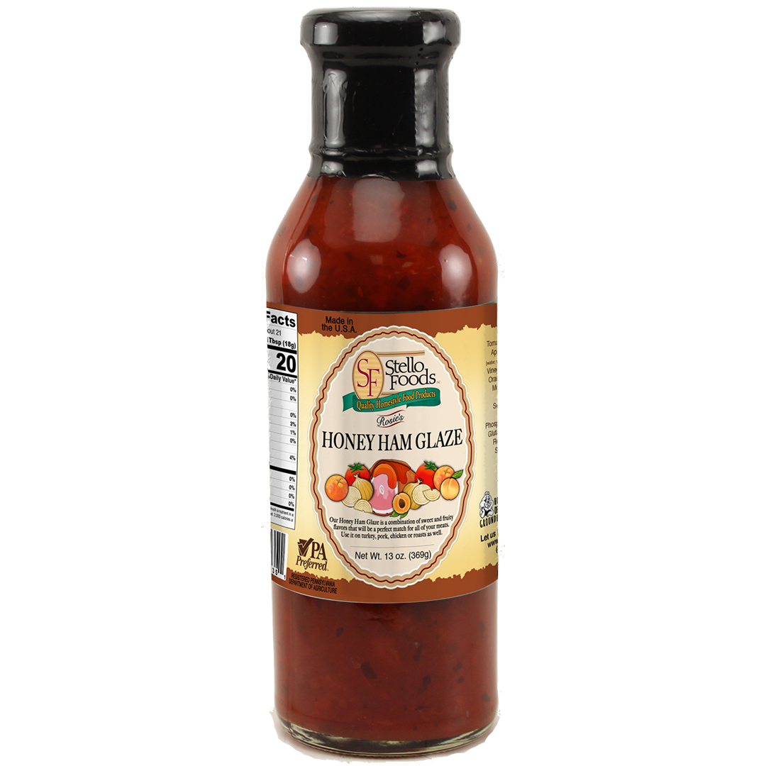 Stello Foods Rosie's Honey Ham Glaze Marinade 13 oz