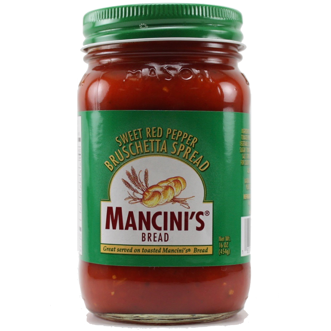Mancini's Bakery - Sweet Red Pepper Bruschetta Spread 16 oz