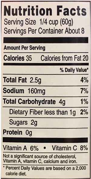 Nutrition Facts