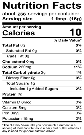 Nutrition Facts
