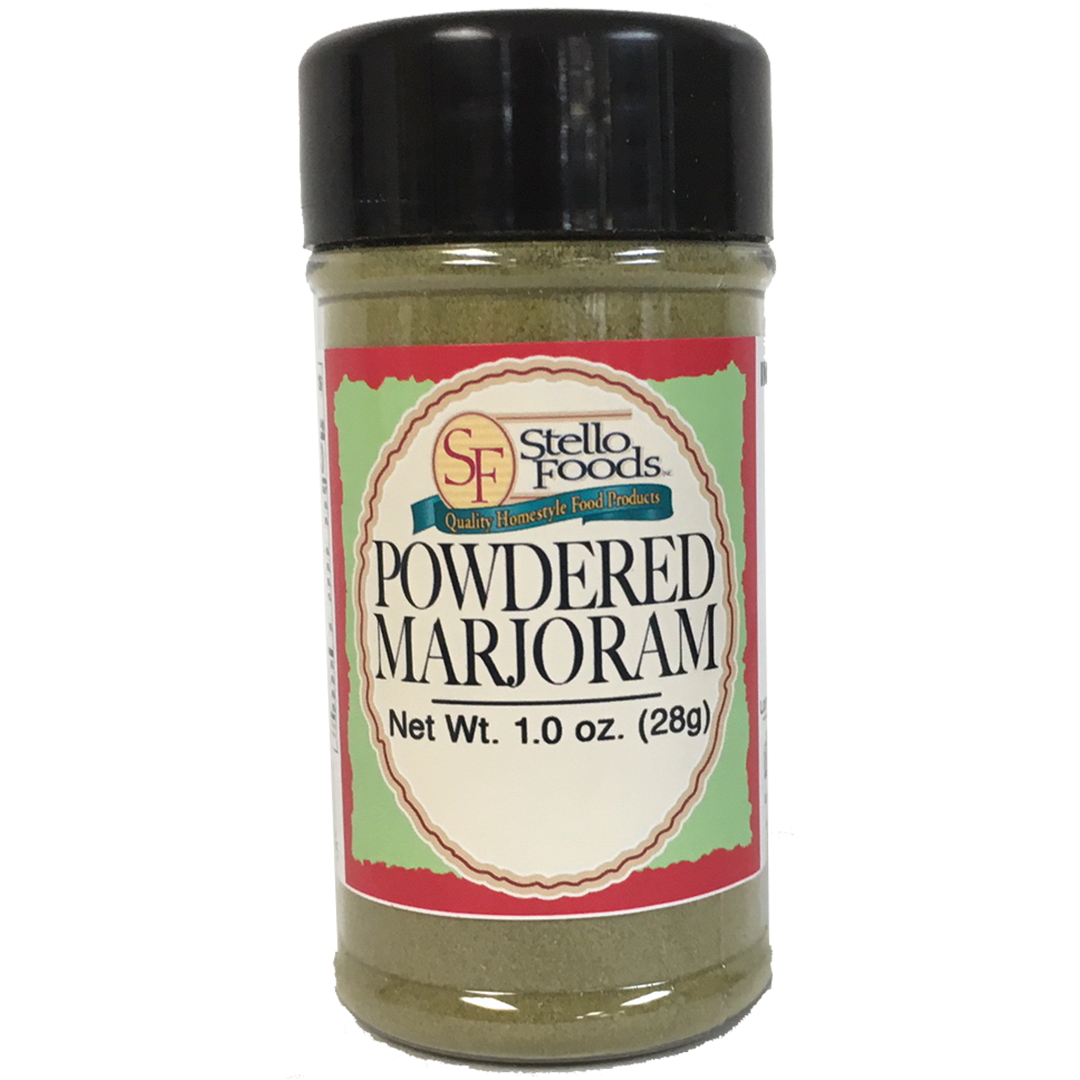 Stello Foods Spices Marjoram Powdered 1.0 oz