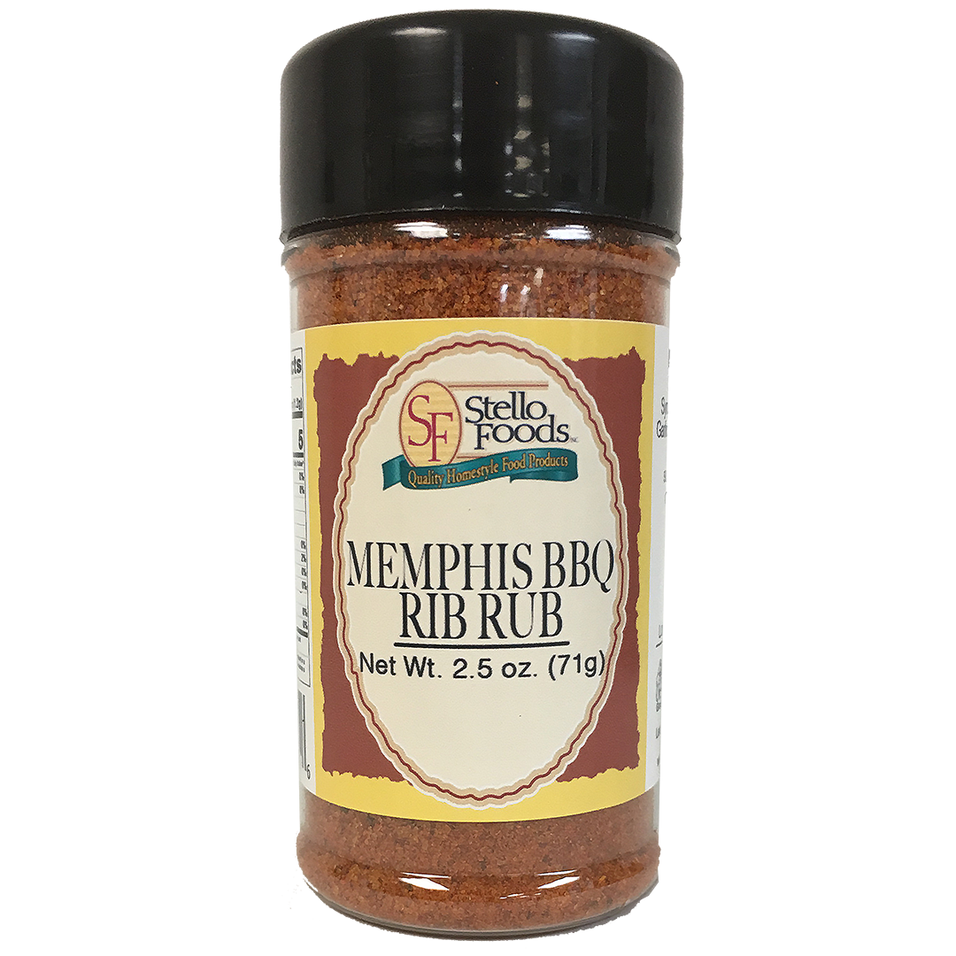 Stello Foods Spices BBQ Memphis Rib Rub 2.5 oz