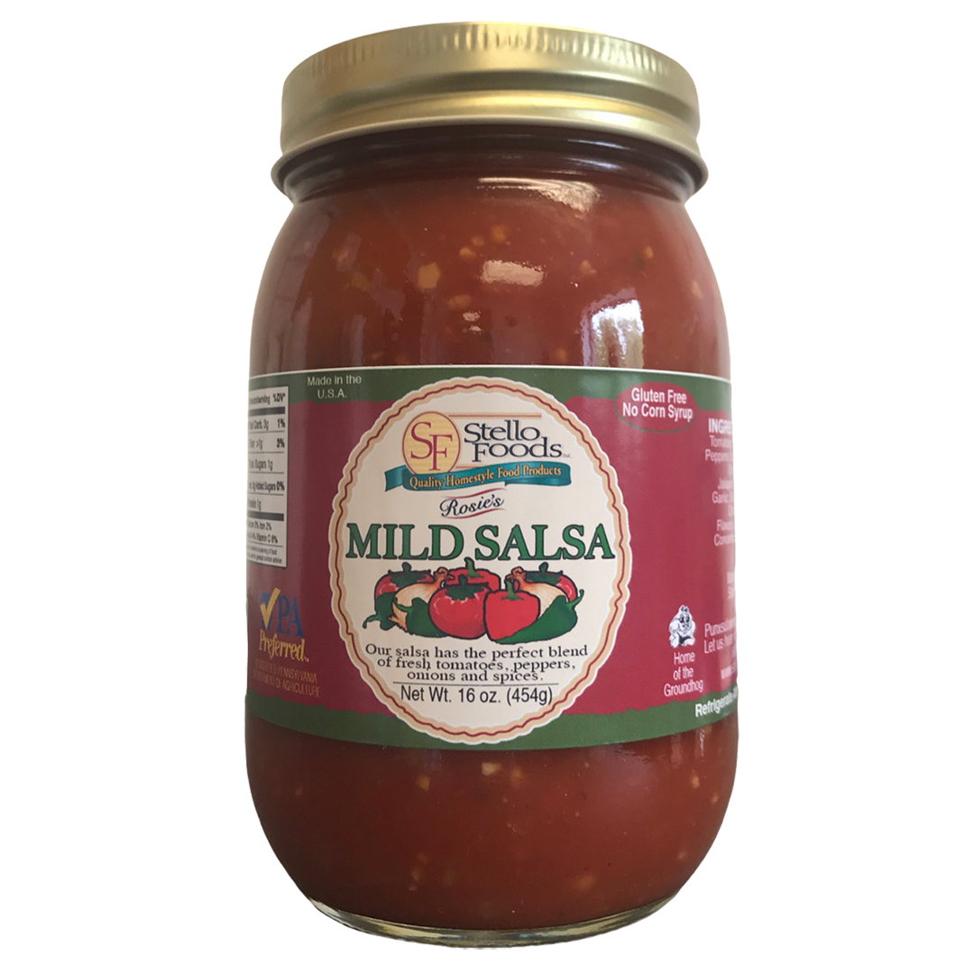 Stello Foods Rosie's Mild Salsa 16 oz