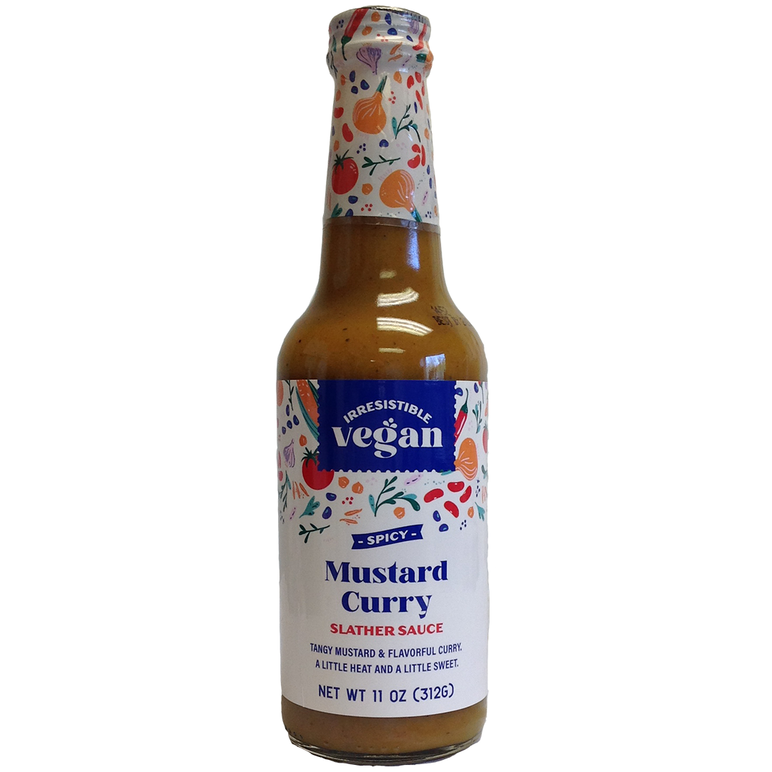 Vegan N' More Spicy Mustard Curry Slather Sauce 11 oz