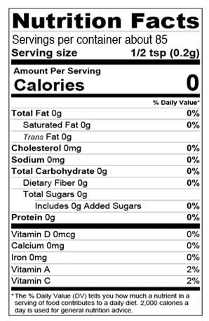 Nutrition Facts