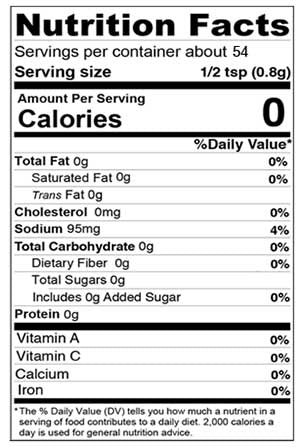 Nutrition Facts