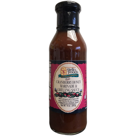 Stello Foods - Rosie's Cranberry Honey Marinade & Grilling Sauce 14 oz