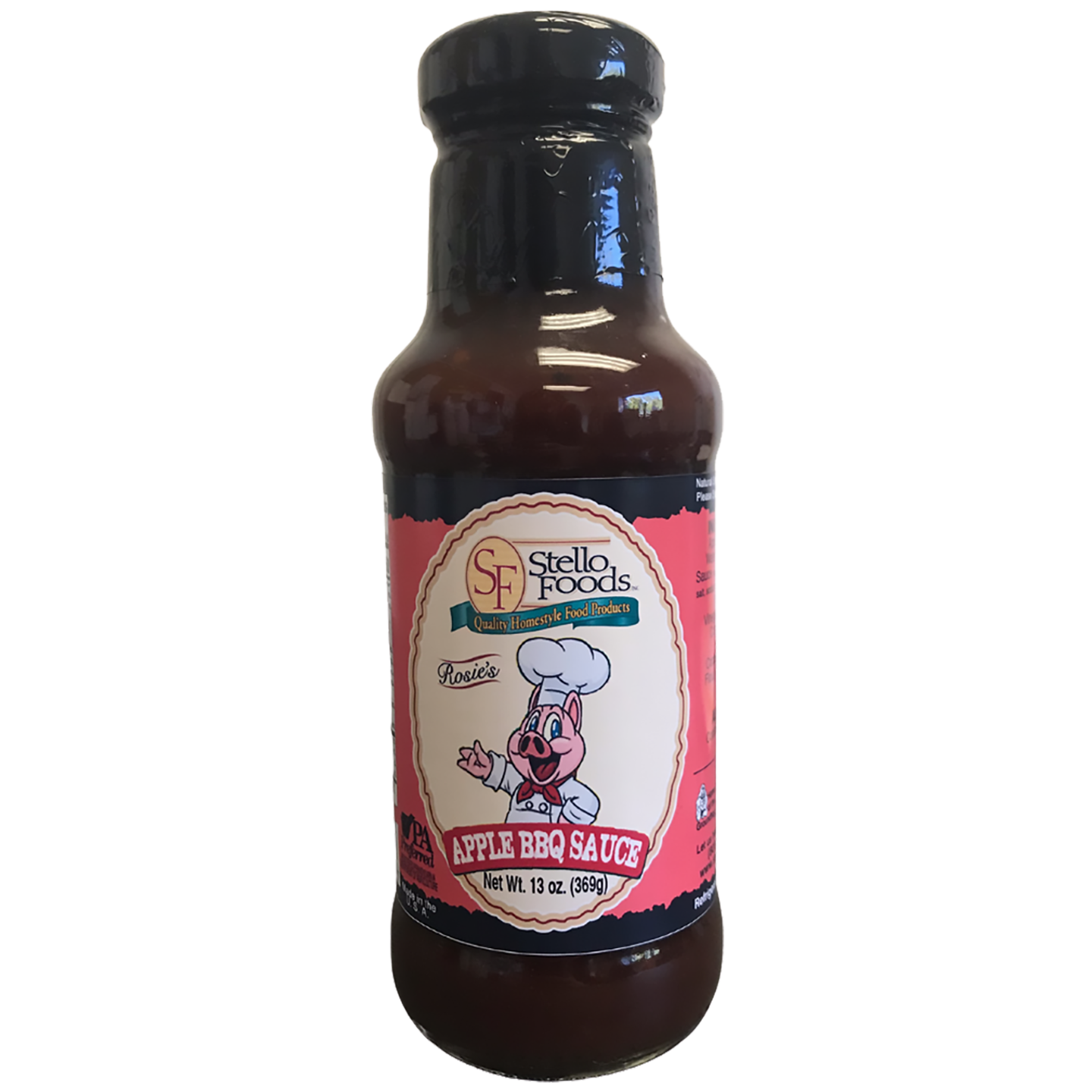 Stello Foods - Rosie's New Orleans Apple BBQ Sauce 13 oz