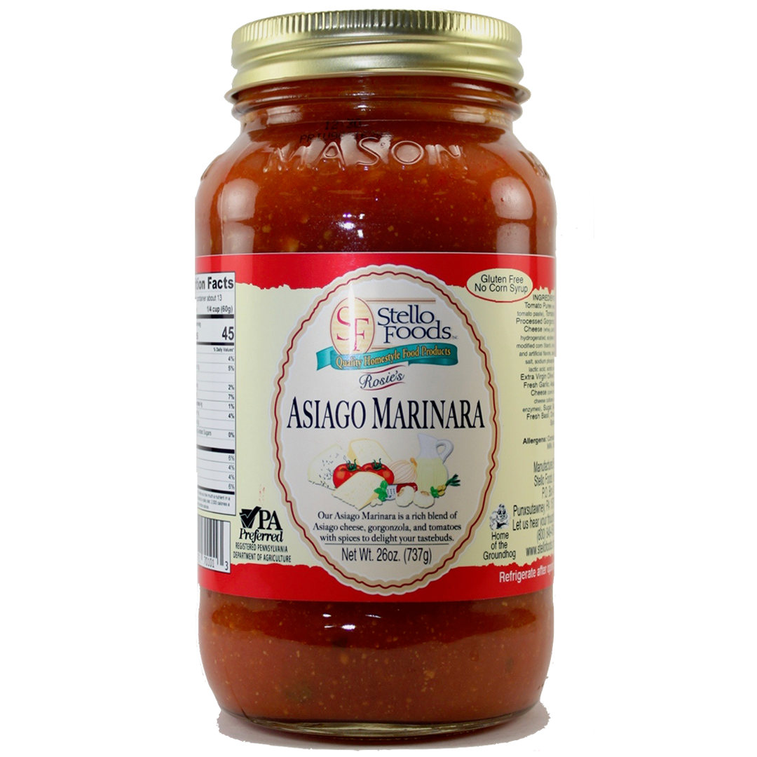 Stello Foods - Rosie's Asiago Marinara Sauce 26 oz