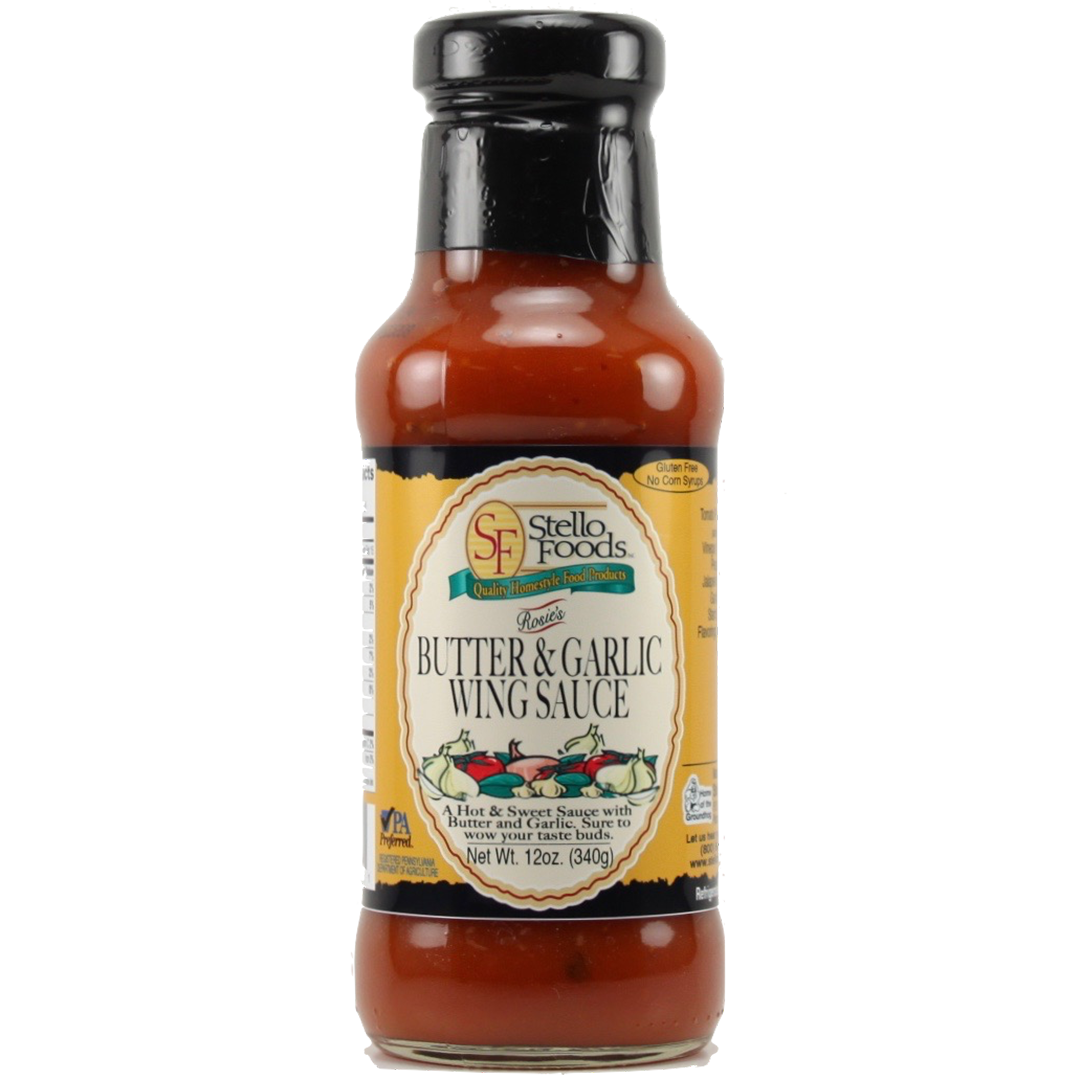 Stello Foods - Rosie's Butter & Garlic Wing Sauce 12 oz