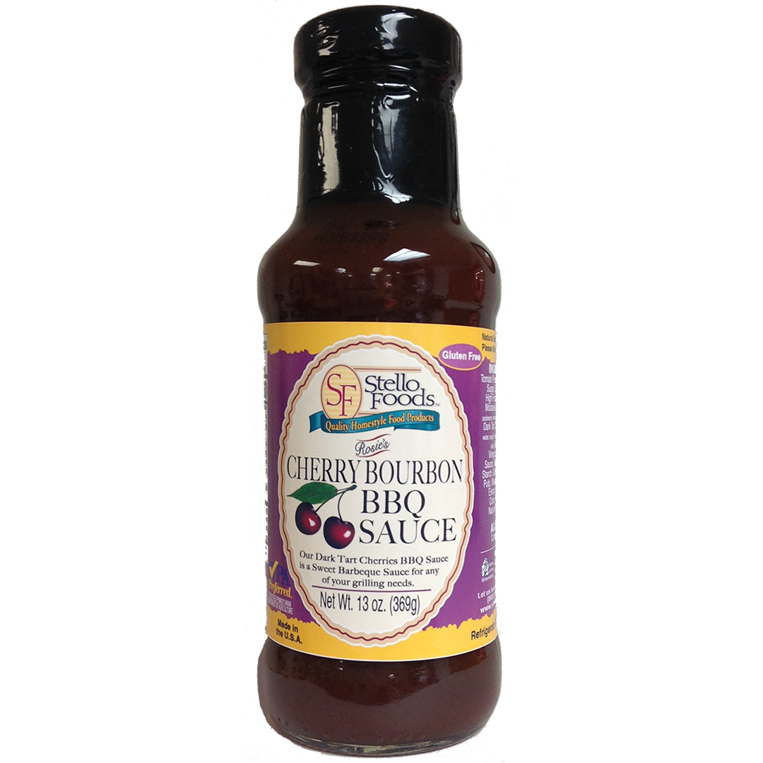 Stello Foods - Rosie's Cherry Bourbon BBQ Sauce 13 oz