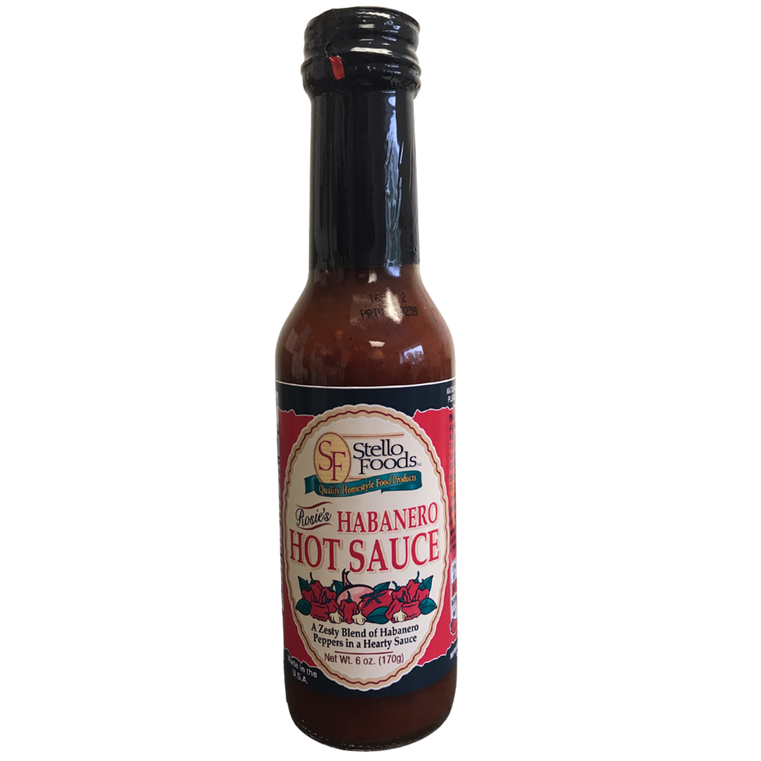 Stello Foods Rosie's Habanero Hot Sauce 6 oz