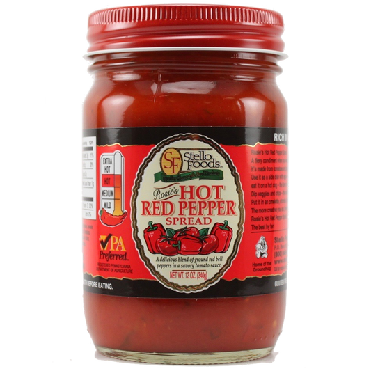 Stello Foods - Rosie's Hot Red Pepper Spread 12 oz