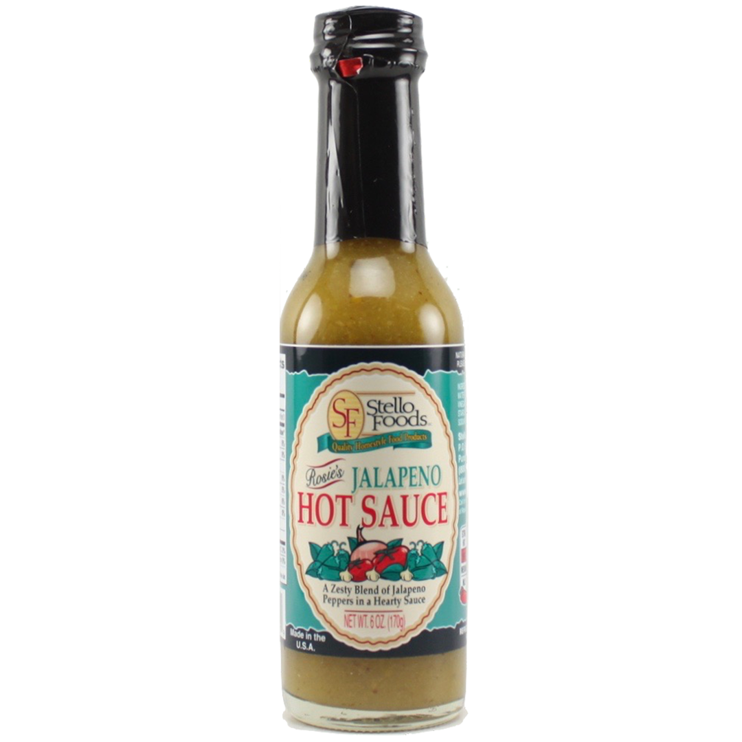 Stello Foods Rosie's Jalapeños Hot Sauce 6 oz