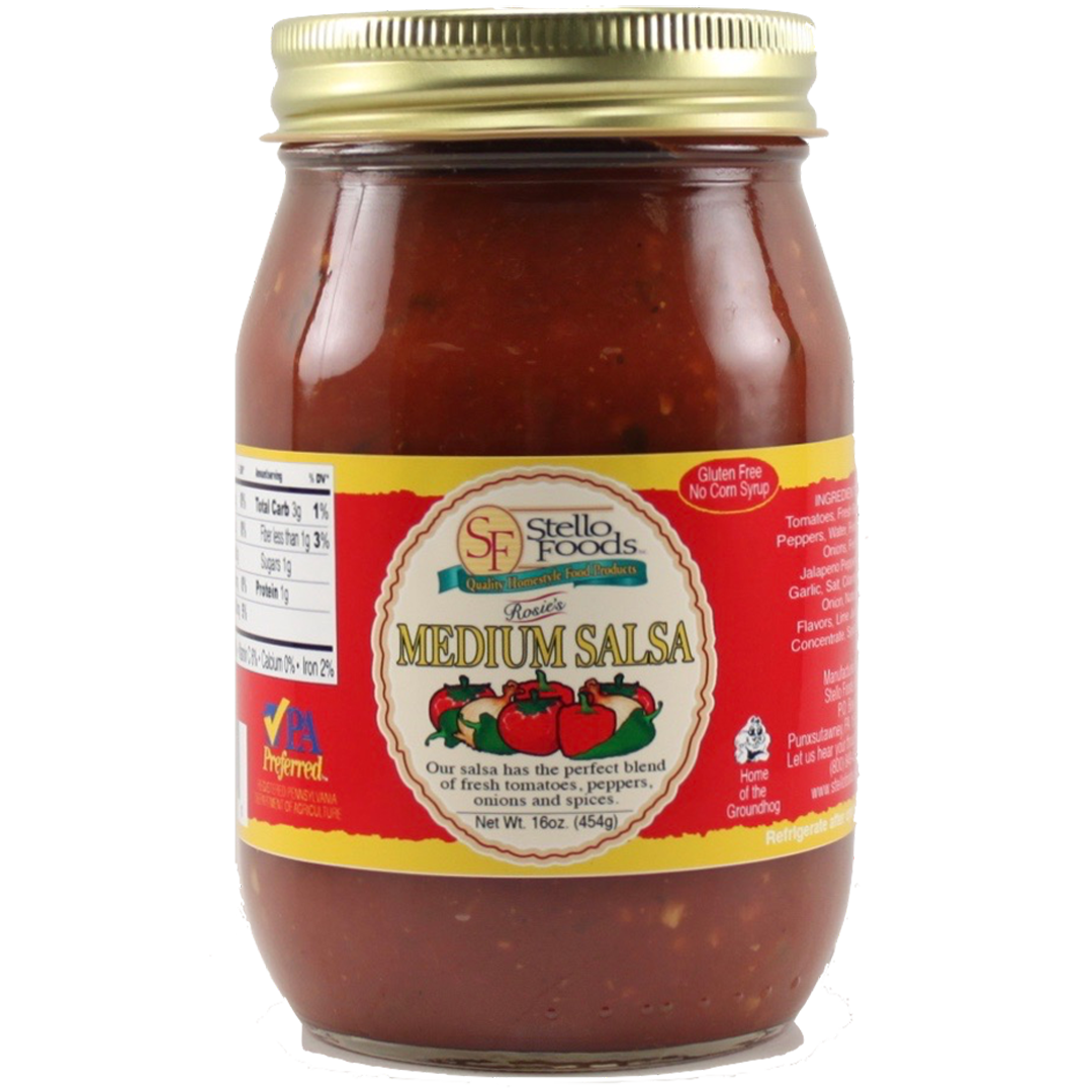 Stello Foods - Rosie's Medium Salsa 16 oz