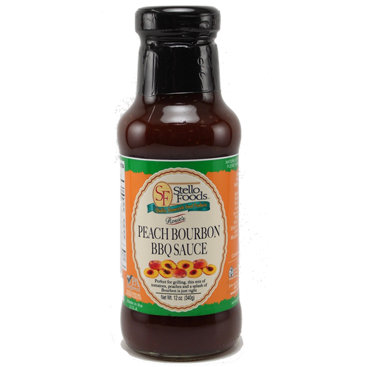 Stello Foods - Rosie's Peach Bourbon BBQ Sauce 13 oz
