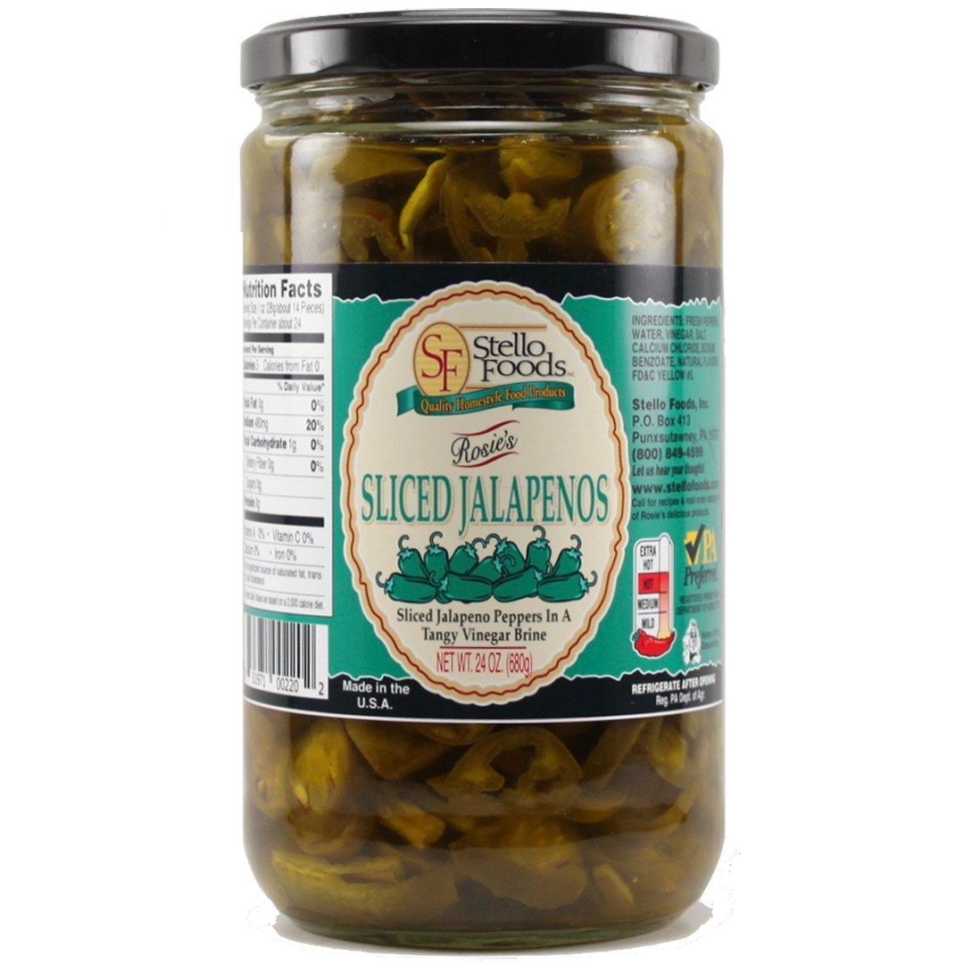 Stello Foods - Rosie's Jalapeños Sliced 24 oz