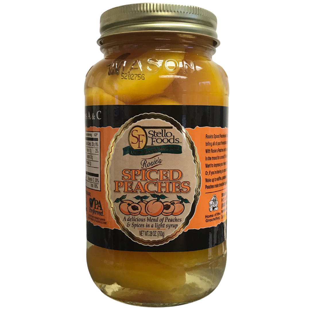 Stello Foods - Rosie's Spiced Peaches 28 oz