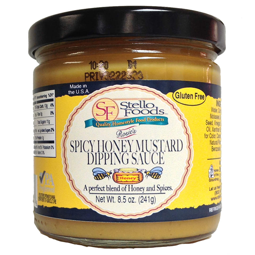 Stello Foods - Rosie's Spicy Honey Mustard Dipping Sauce 7.75 oz