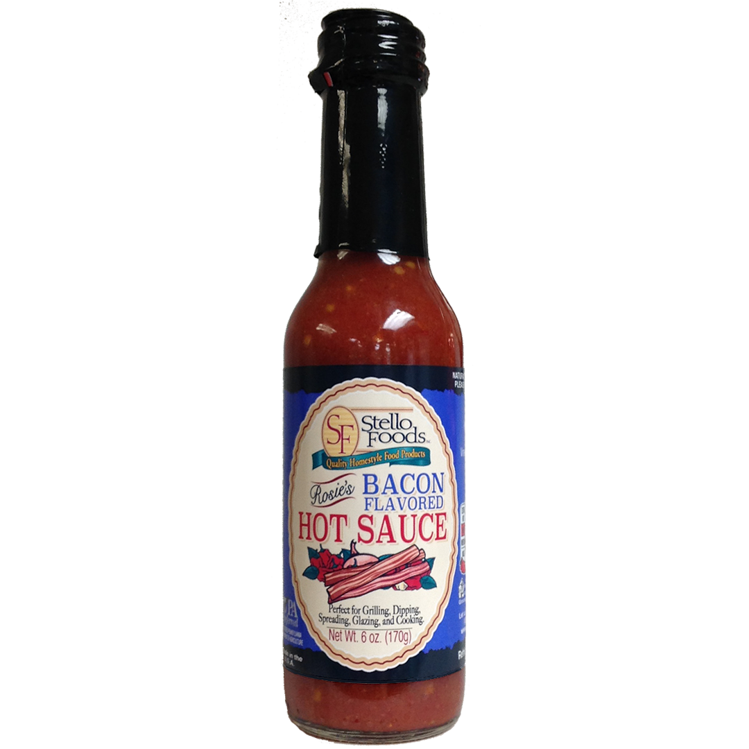 Stello Foods - Rosie's Bacon Flavored Hot Sauce 7.75oz