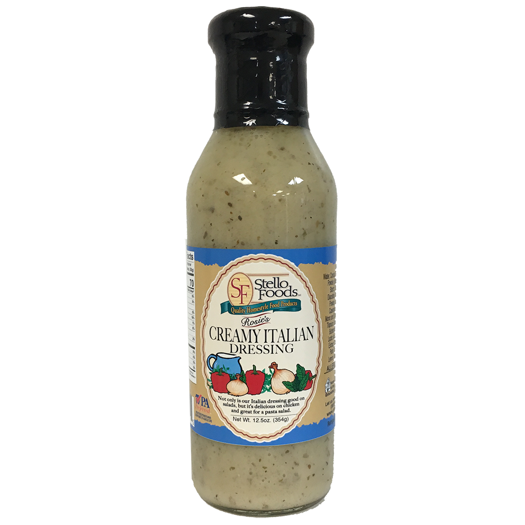 Stello Foods Rosie's Creamy Italian Dressing 12.5 oz