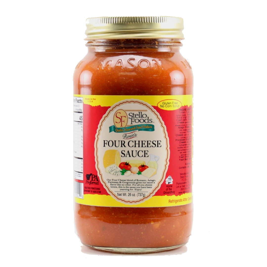 Stello Foods Rosie's Four Cheese Pasta Sauce 26 oz