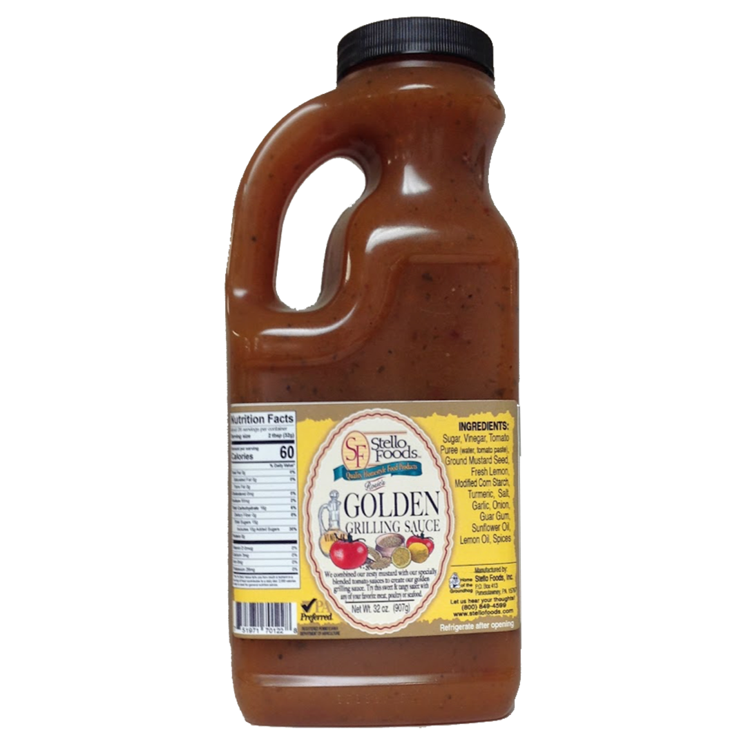 Stello Foods Rosie's Golden Grilling Sauce 32 oz