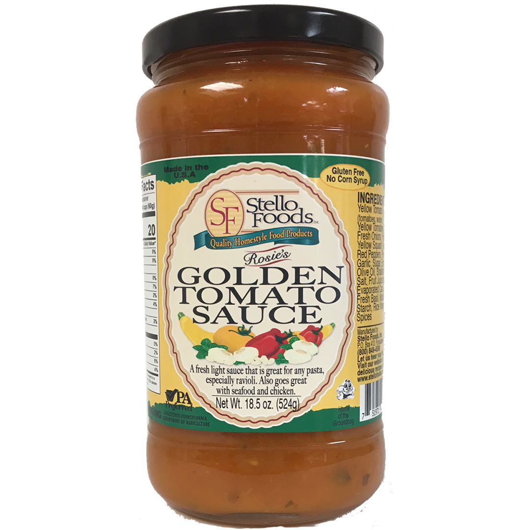 Stello Foods Rosie's Golden Tomato Sauce 18.5 oz