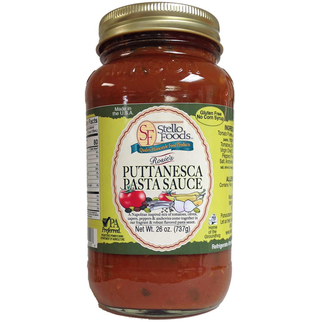 Stello Foods Rosie's Puttanesca Pasta Sauce 26 oz