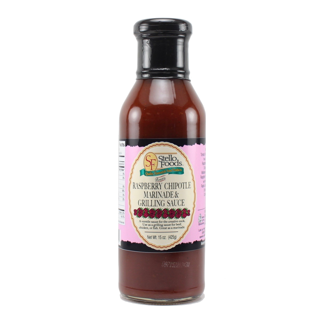 Stello Foods Rosie's Raspberry Chipotle Grilling Sauce 15 oz
