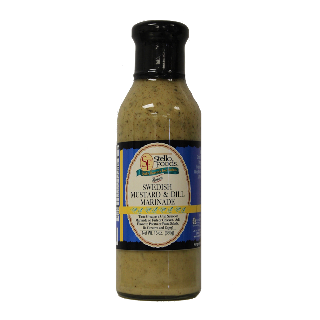 Stello Foods - Rosie's Swedish Mustard & Dill Marinade 13 oz Stello Foods - Rosie's Swedish Mustard & Dill Marinade 13 oz