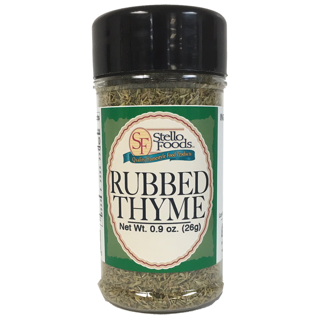 Stello Foods Spices Thyme Rubbed .9 oz