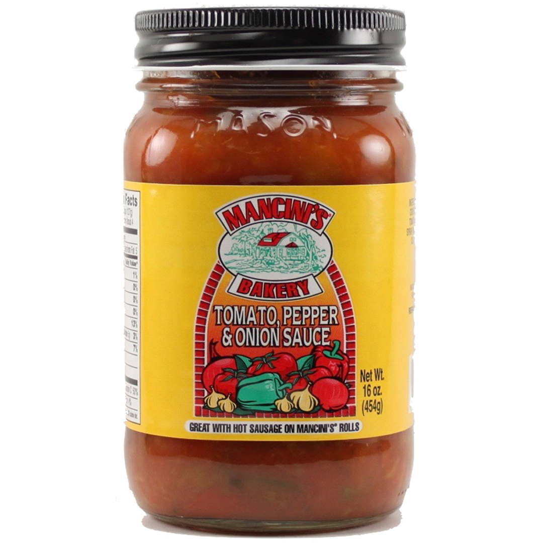 Mancini's Bakery - Tomato, Pepper, and Onion Sauce 16 oz
