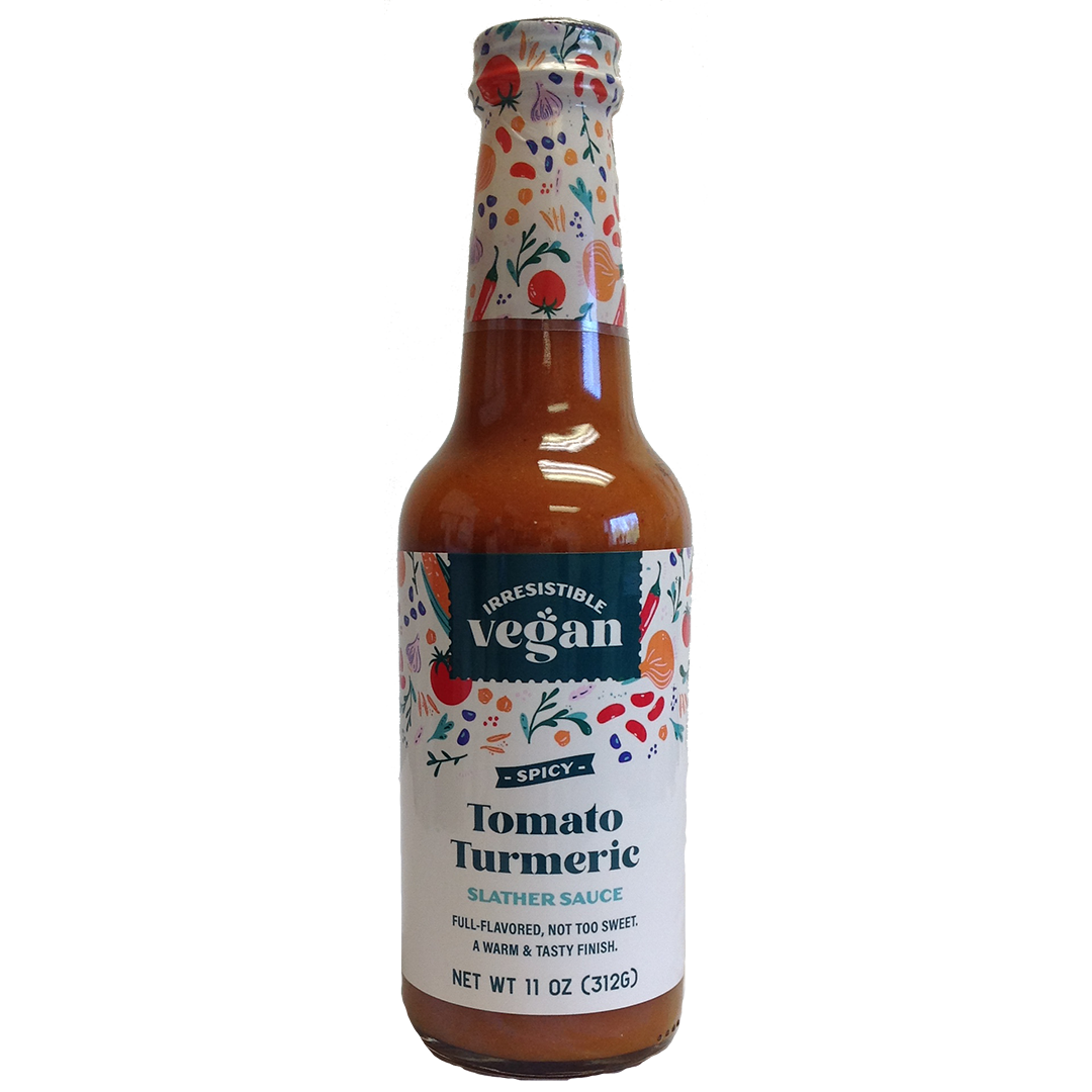 Vegan N' More Spicy Tomato Turmeric Slather Sauce 11 oz