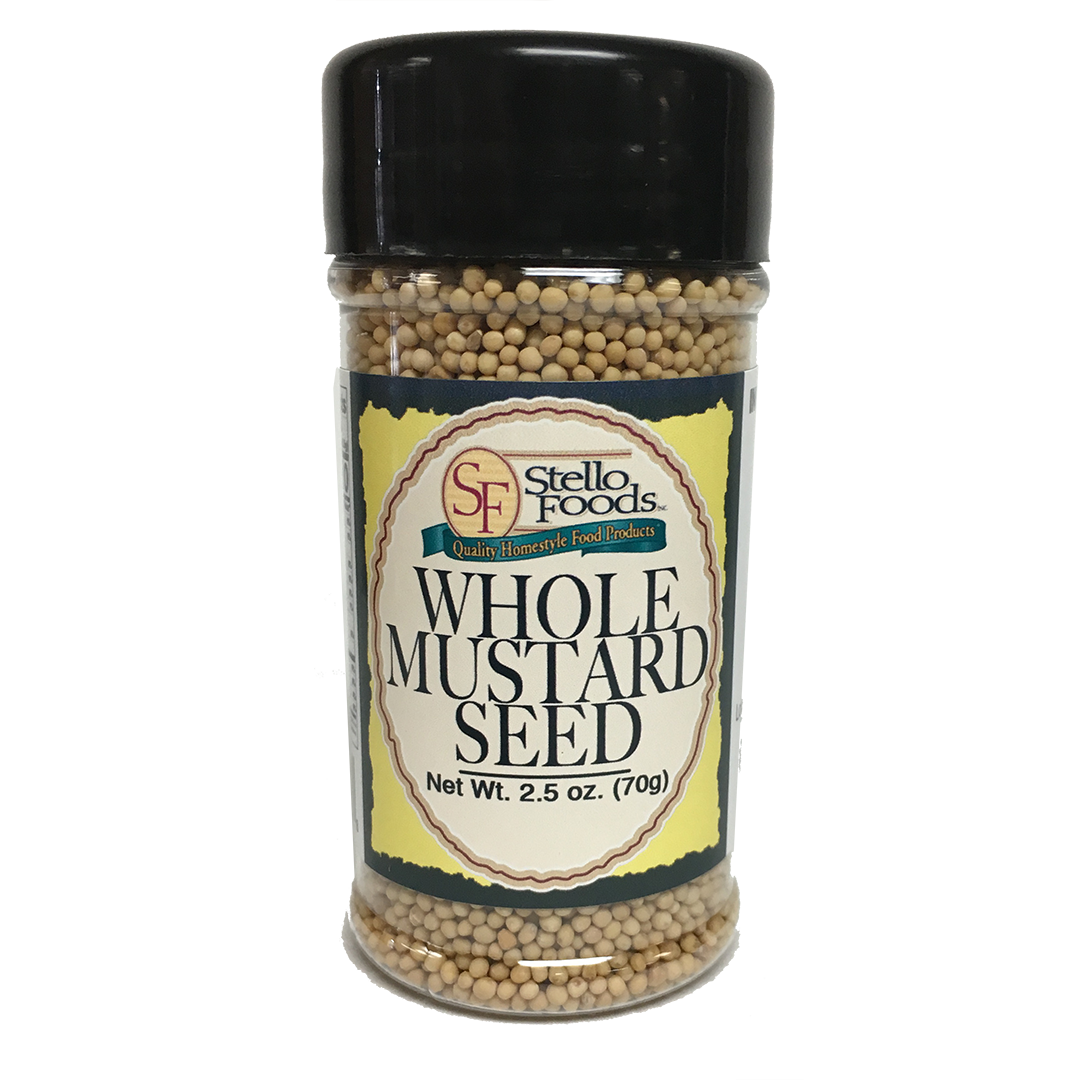 Stello Foods Spices Mustard Whole Seed 2.5 oz