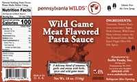 Pennsylvania Wilds - Wild Game Meat Flavored Pasta Sauce 18 oz